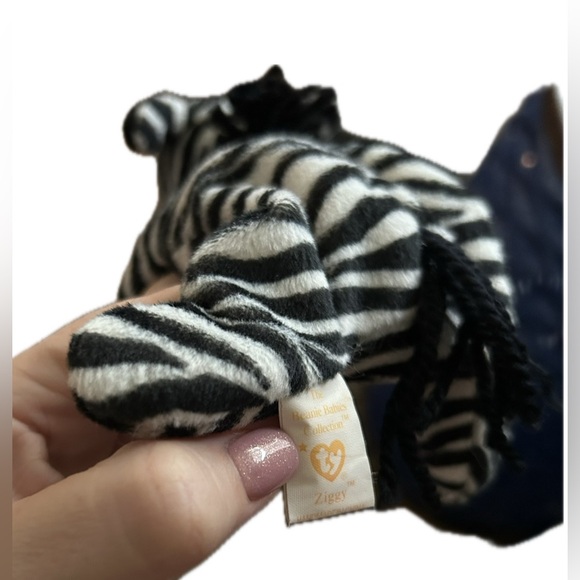 TY Ziggy The Zebra. Beanie Baby - Picture 6 of 6